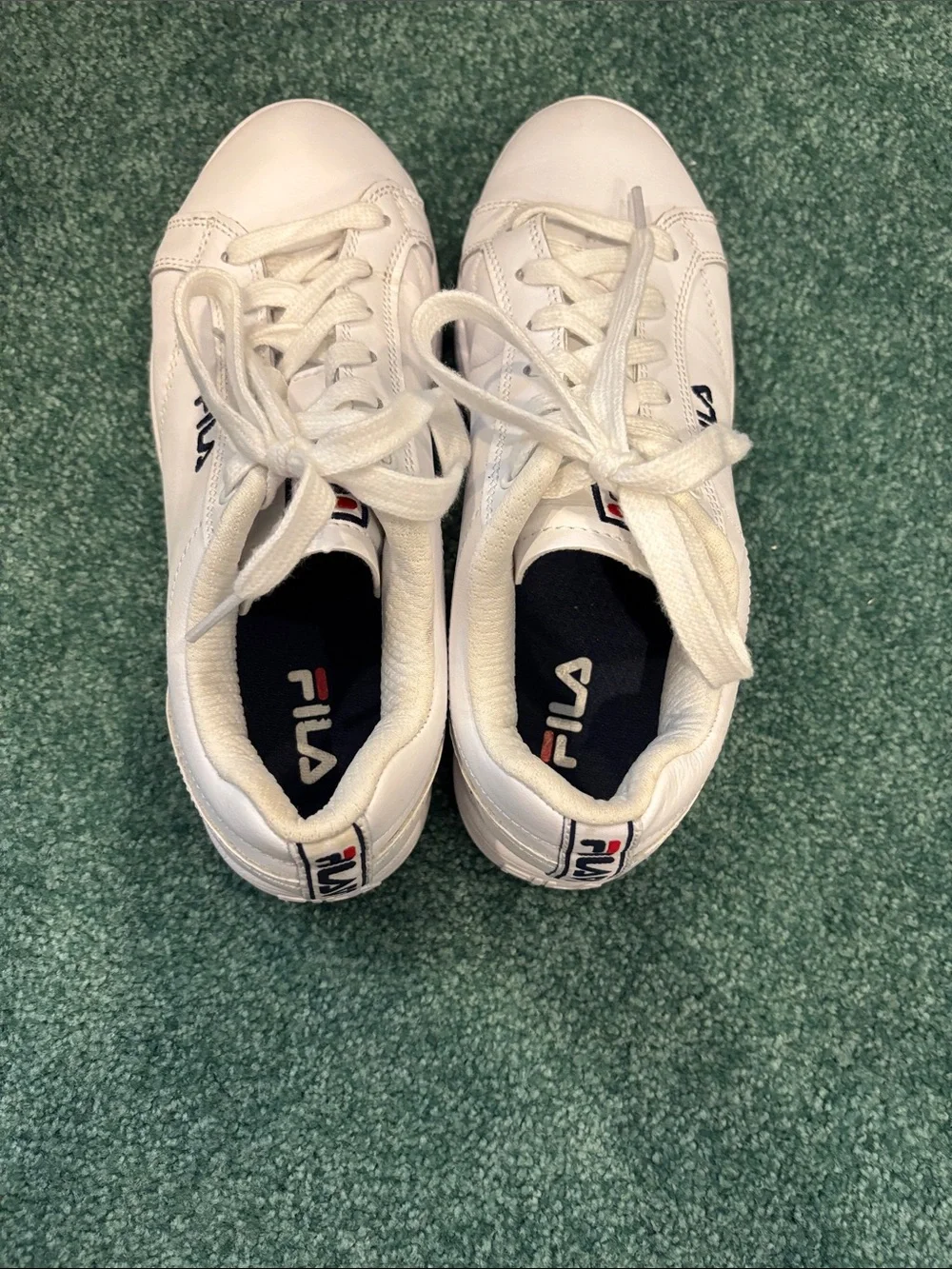 FILA White Sneakers Women’s Size 6.5 Great Condition